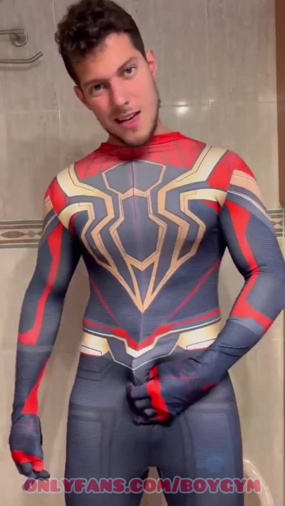 GAY SPIDERMAN with a Cum Surprise🔥