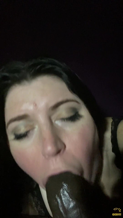 Succulent Samantha: Gobbles Up Big Black Cock | Clip 1