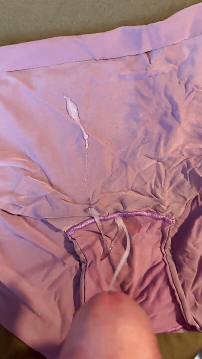 Cum on wife’s panties 32