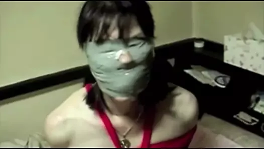 Asian Girl – Duct Taped Breathplay