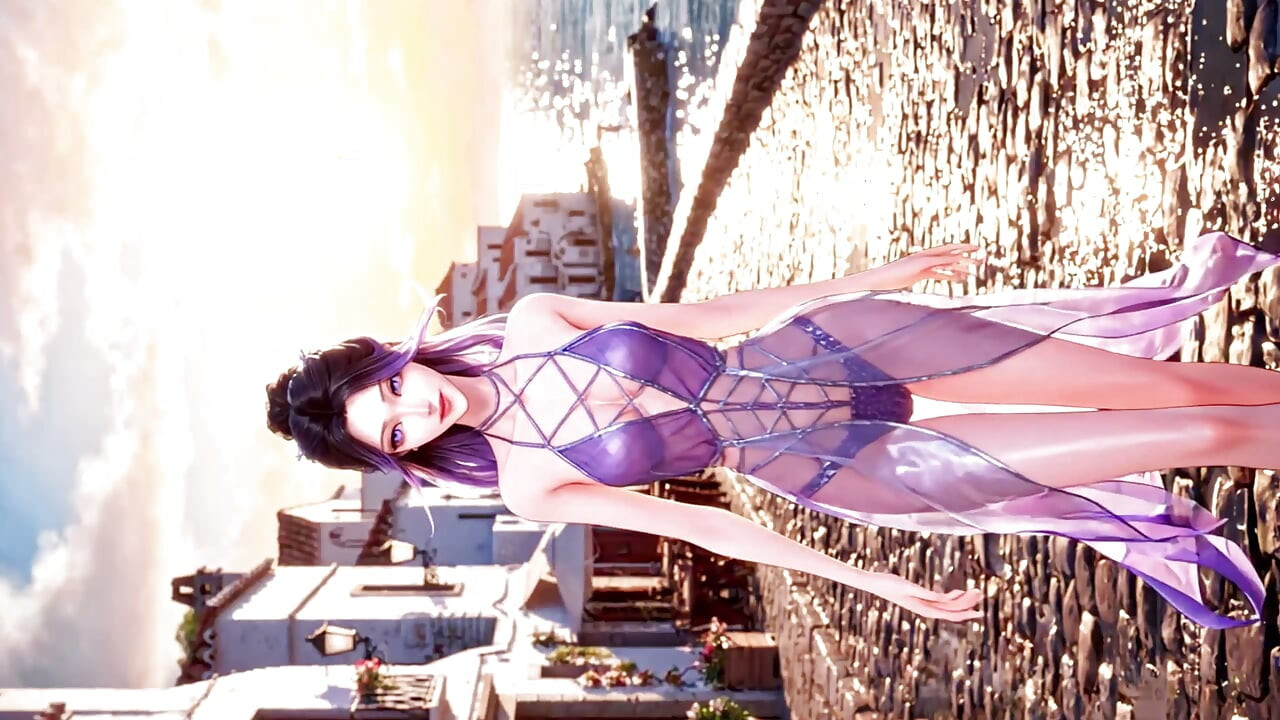 The Joyful Days of Beautiful Anime Girls: Summer Paradise 3D Anime AI-Generated