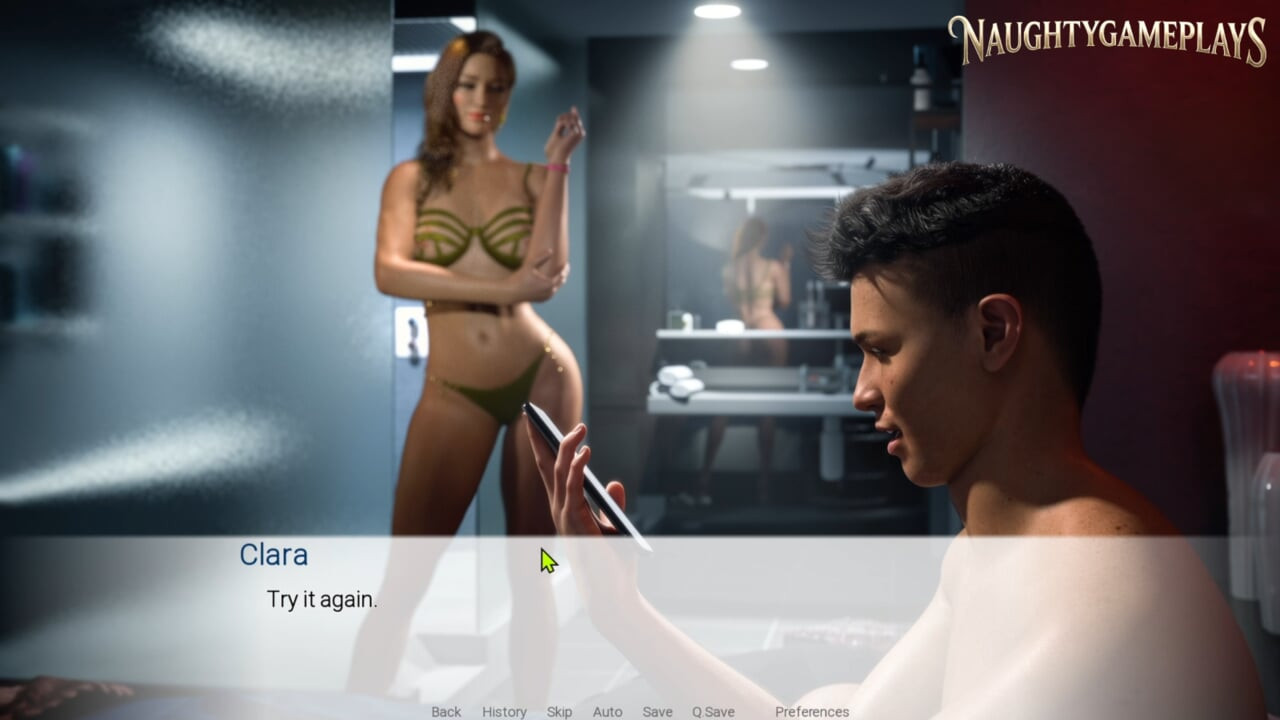 Soție fierbinte arată sexy în lenjerie, cuplu căsătorit drăguț - Soția din Insula Dero Partea 01 de Dark Egg - Joc 3D