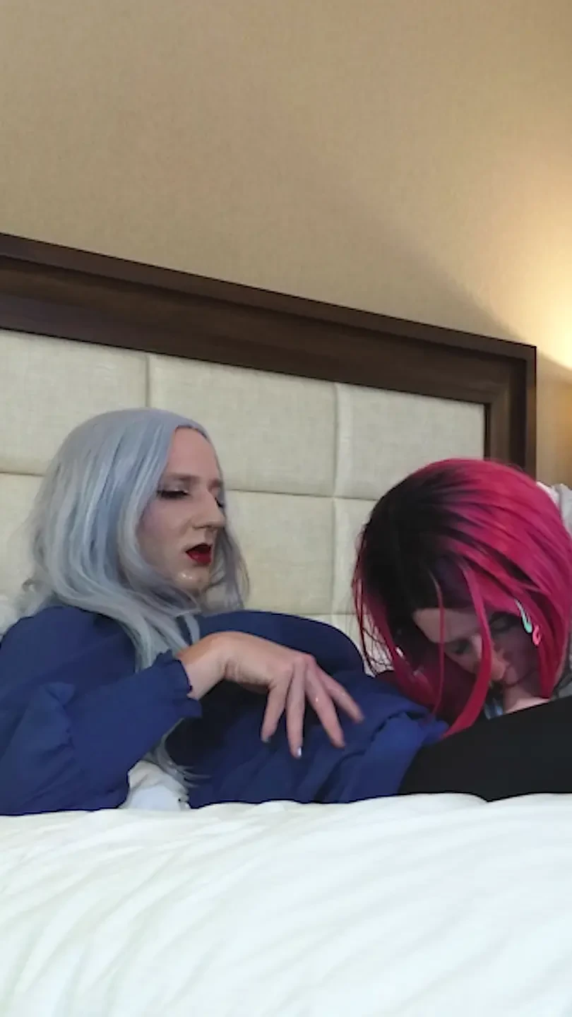 Gorgeous Femboy Goddess Gets Blowjob From Trans Kelsey Masters – Compilation 2