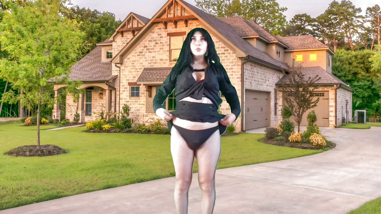 666 Home Sweet Home Pretty Butt but Booty Feminine Shape in Fishnets