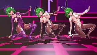 Mmd R-18 - anime - chicas sexy bailando - clip 127