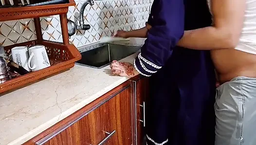Indian Husband Has Sex with His Wife in the Kitchen