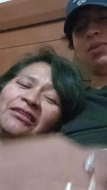 Captivating moment from "My mother-in-law wants her milk fix, she got addicted to me, now she wants sex every day, her"