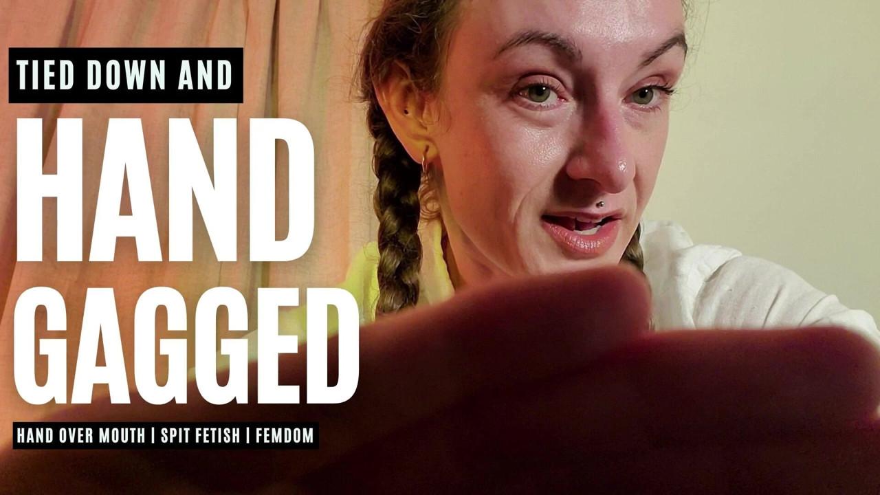 Hand Gagged by Femdom POV - full vid in my stores!