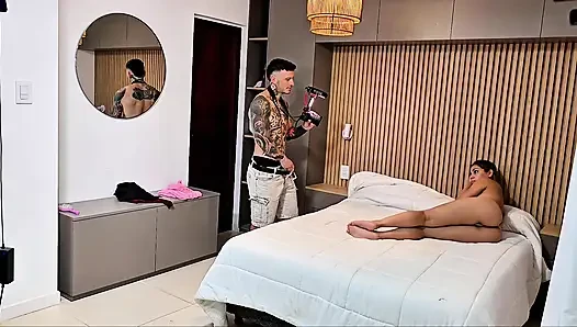 Exklusive Kamera! Nasser Blowjob und Sex in verschiedenen Positionen