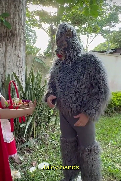 Little Red Riding Hood Was Lost in the Woods and Was Made to Suck Cock by the Big Bad Wolf