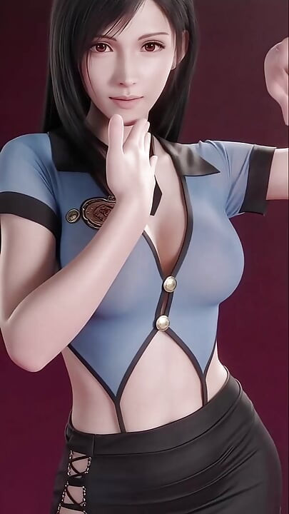 Tifas eleganta dans (Aespa - whiplash) ocensurerad hentai AI genererad
