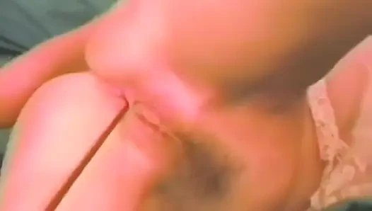 Small Boobs Blonde Masturbates with Several Dildos