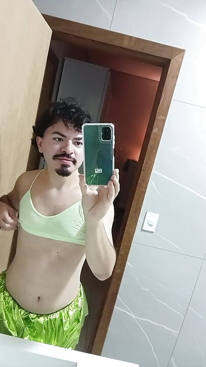Gay femboy brazilian bikini