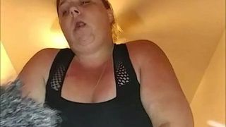 Big Belly BBW Milf Rides Dick Until She Has Major Orgasm