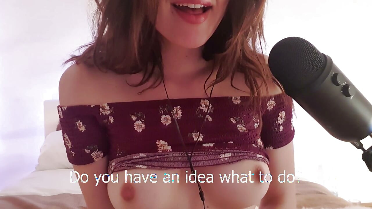 German teen tells you exactly how to lick her pink holes (German JOI)