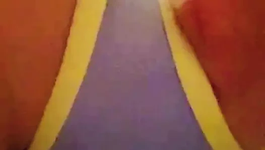 I spread my ass spanking and playing with my butthole wearing my 65f  soccer coach’s sweaters then gave it to her