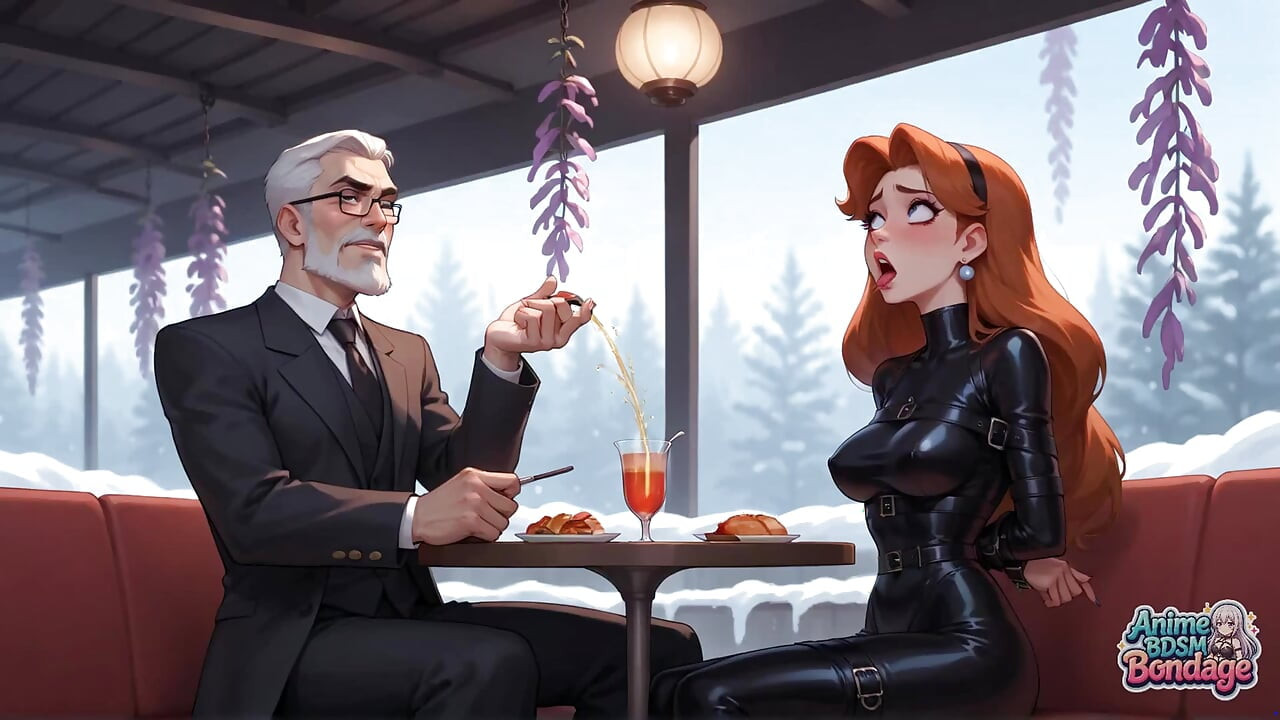 Amarrada delicia com leite com cinta-caralho tripla esguichando prostituta XXX!