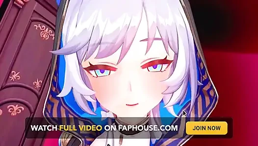 Honkai Star rail - Cipher Falls zur Versuchung und großer schwanz in Ntr sexszene - Hentai-Animation 3D