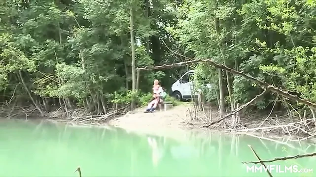Ass fucking German Milf lake side