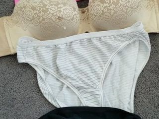Wife's bras and panties loaded again