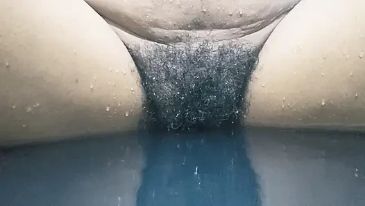 Hot Wife Big Pussy Close up in Ocean Waves, Standing Up Homemade Sex Carrying