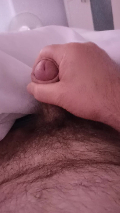 Early morning wank.