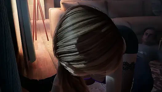 Pasangan muda bercinta romantis yang bergairah