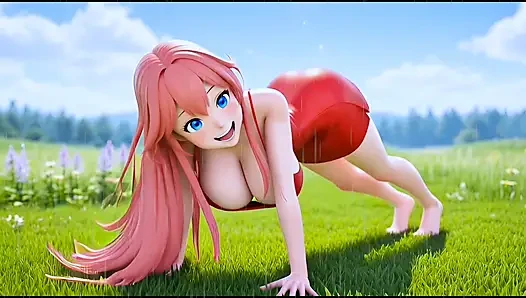 Schönes mädchen, das versucht, ihren freund extrem wilde und schmutzige liebe zu betrügen