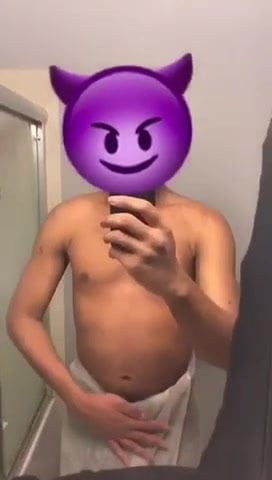 Black man showing off huge black cock
