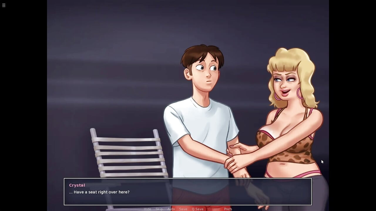 Horny Crystal Having Sex With 18 Plus School Boy In Summertime Saga