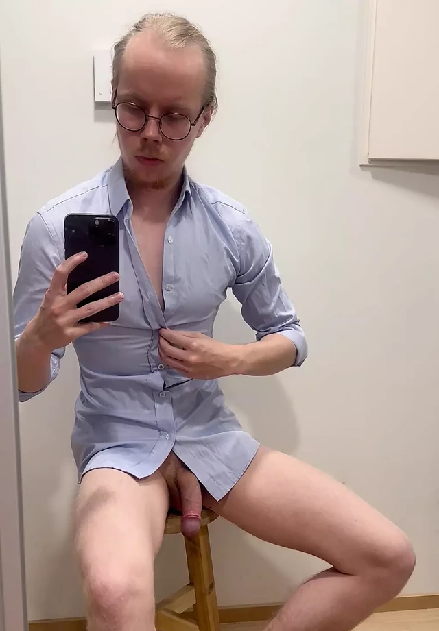 Undressing after work