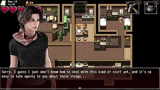 Azgın çiftçinin göğüslerini sikiyor