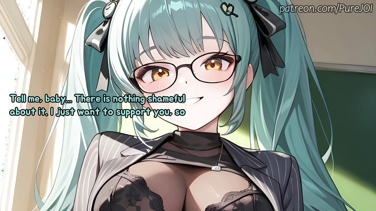 Your teacher Privaty has offered you to pass her sex course (JOI)