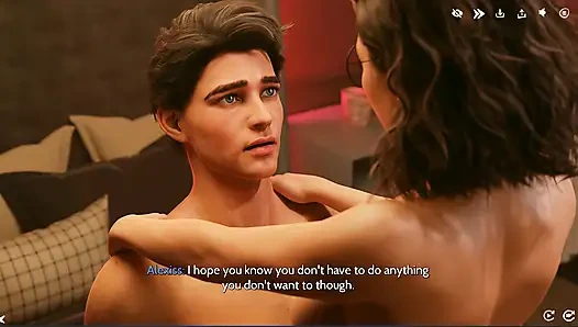 Setelah minum anggur & mengoda, gabby menarik Alexis keluar dari sue ke kamar pribadi klub malam untuk striptis VIP & seks yang penuh gairah