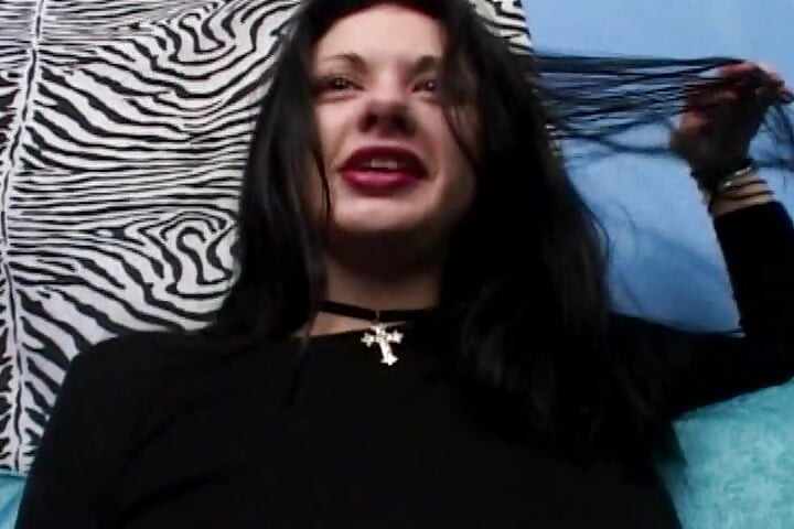 Dark Haired Slut in Sexy Stocking Got Destroyed by Big Cock