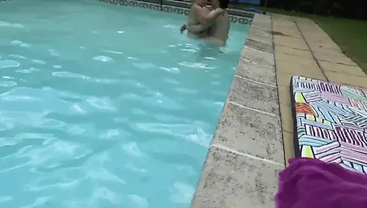 Fuck with Busty Hot Woman in Swimming Pool
