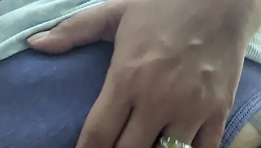 A hard piss in the woods