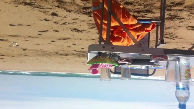 masturbing in beach solo
