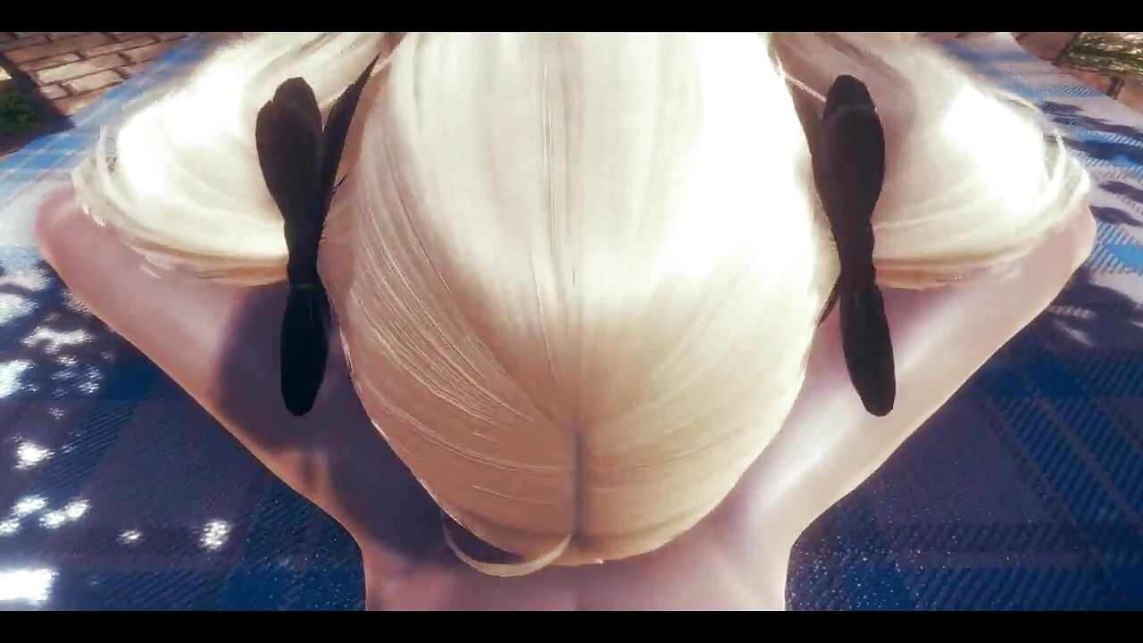 Genshin Impact Hentai - POV Fischl kouření a výstřik na její obličej - japonská asijská manga anime hra porno