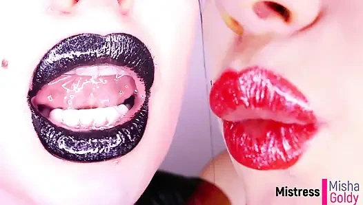 Black vs red seduction JOI
