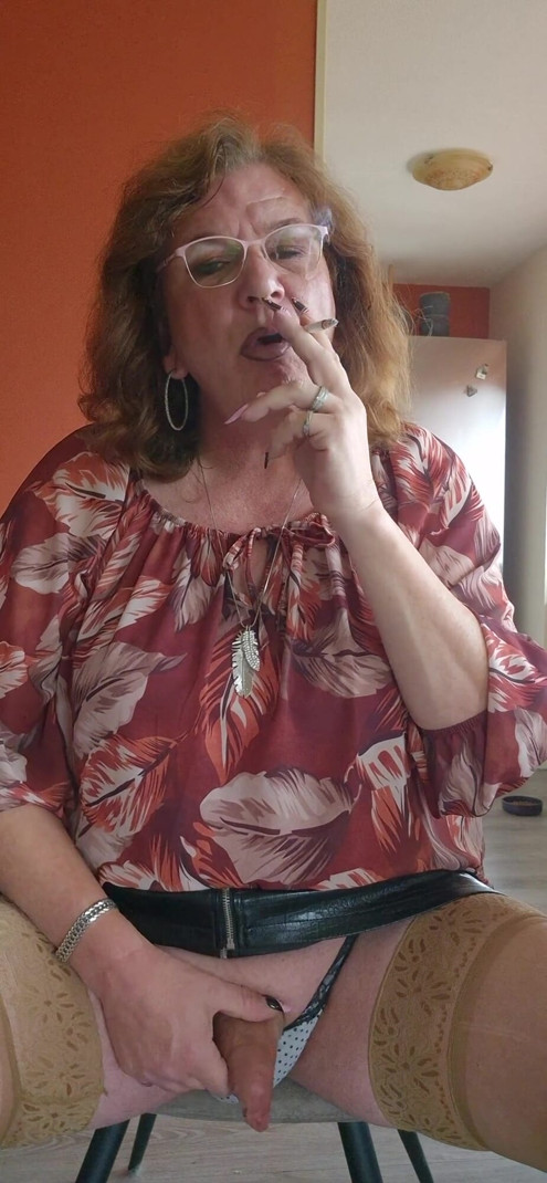 Enjoying my piss while smoking a cigarette | Clip 3