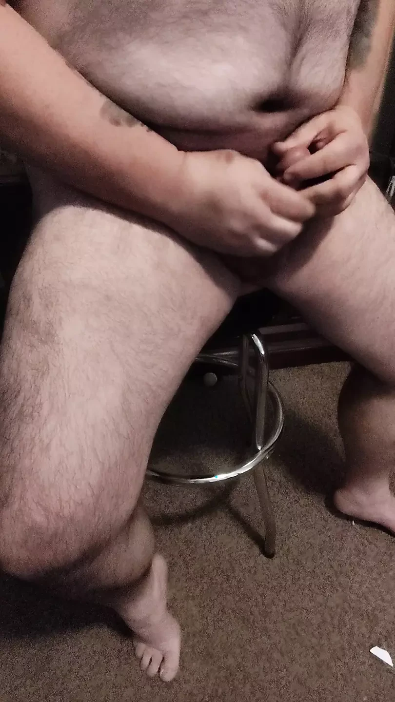 Furry Bear Monk3yMong0 Back in Action Jerking Off in my Gameroom