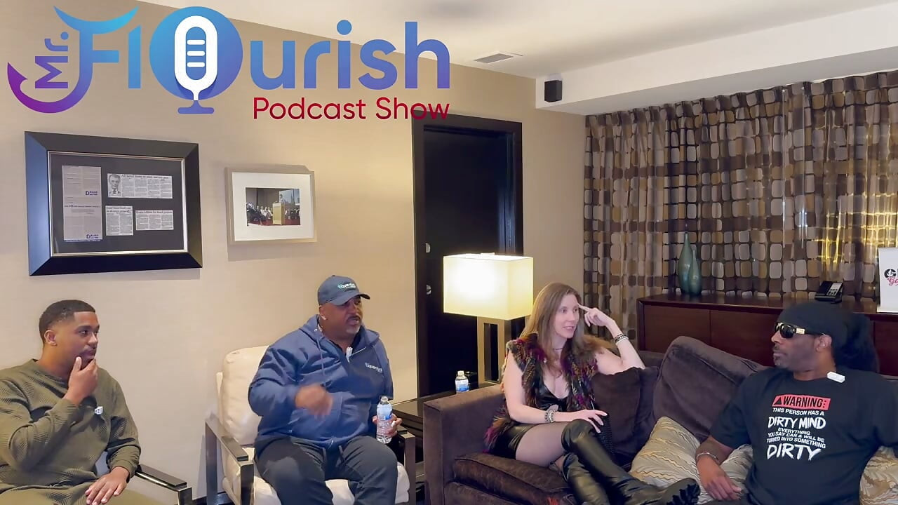 Mrflourish Podcast ダラスでの夜のイベント、Mrmajic、Shante Spice、Darren Blazeが出演