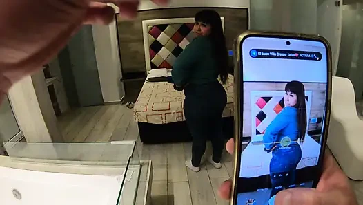 Cewek rambut cokelat Argentina merekam video bokep pertamanya