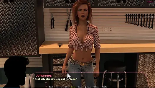 Cerita Haley #11 - haley ngentot kaki johannes di kamar mandi... Diane dan Johannes punya waktu sebentar.