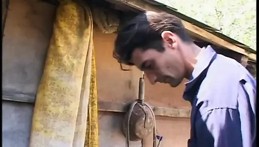 Dirty and unleashed mature gets ass fucked by the farmer