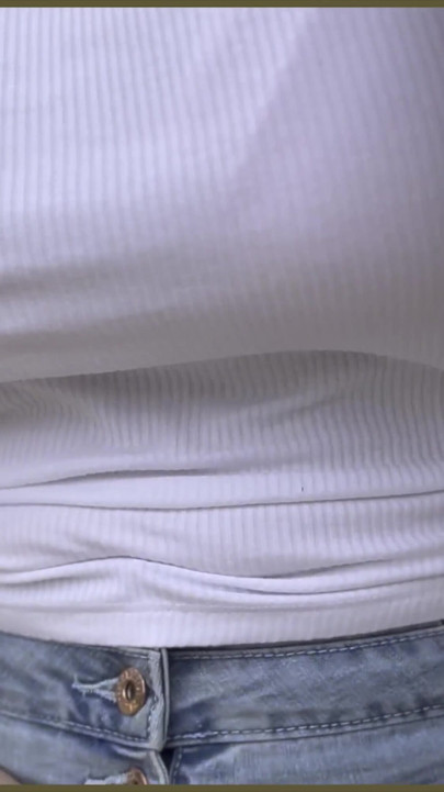 Powerful moment from "Wifey goes for a public dare bike ride braless with her amazing tits in a tight white shirt"