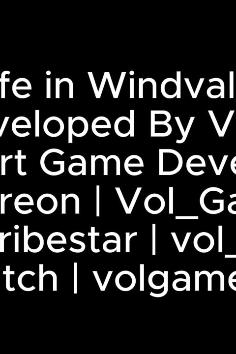 Život u Windvaleu (dio 01) od Vol_games - Žena se brine za dva