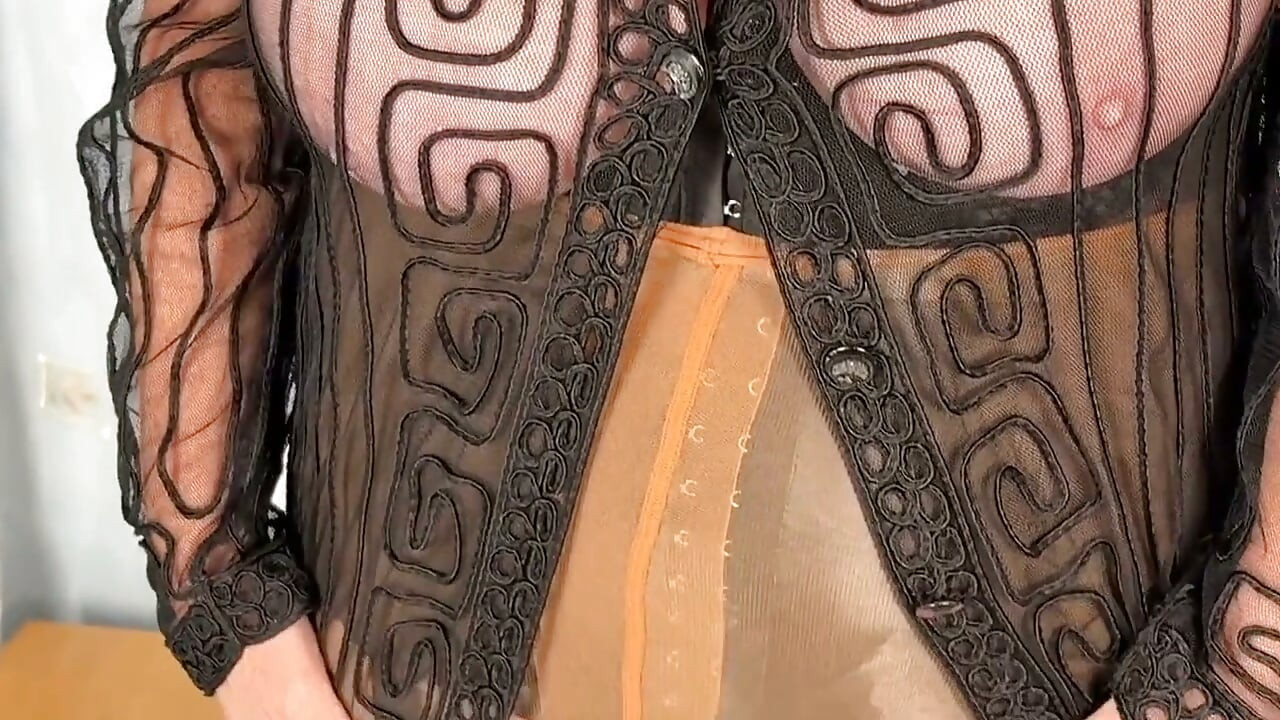 Aunty Sandra Layered in Her Very Sexy Long Line Girdle. Vgq68