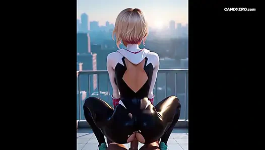 Joy Inside out (disney) harter muschi-creampie - KI generiert